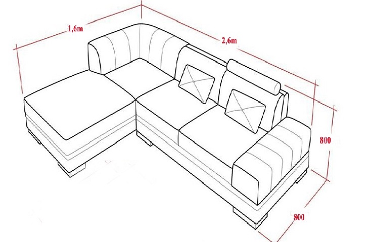 Tiêu chuẩn kích thước ghế sofa da phòng khách không phải ai cũng biết - Ảnh 2
