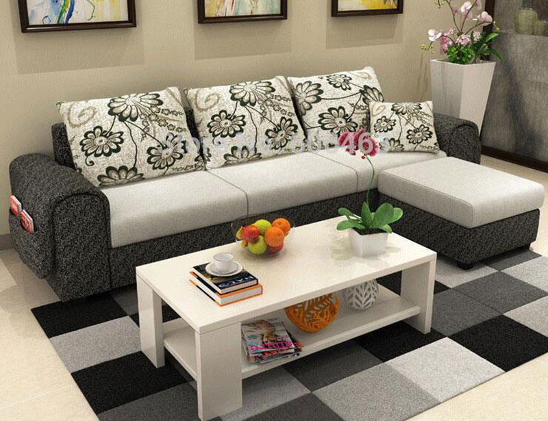 Sofa vải thường có họa tiết phong phú nhưng đễ phai màu