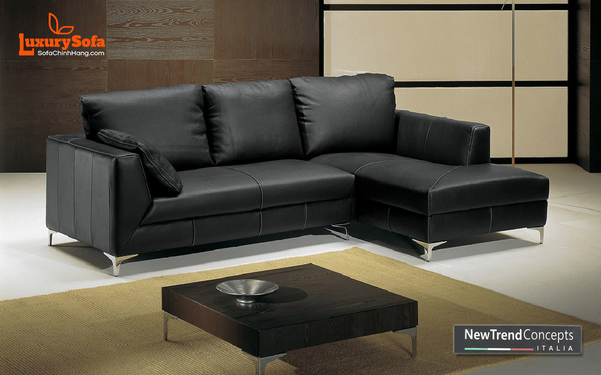 Gợi ý các mẫu ghế sofa đen nhập khẩu, cao cấp cho phòng khách