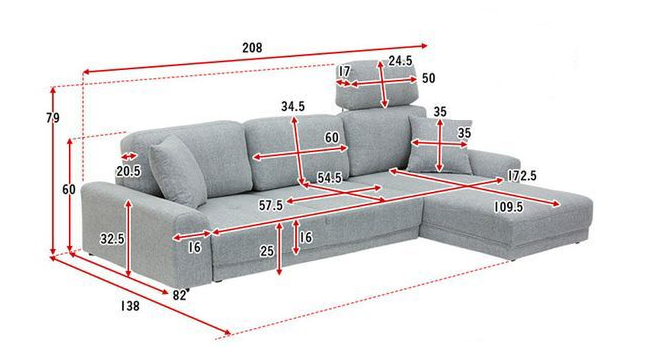 Kích thước sofa đúng tiêu chuẩn