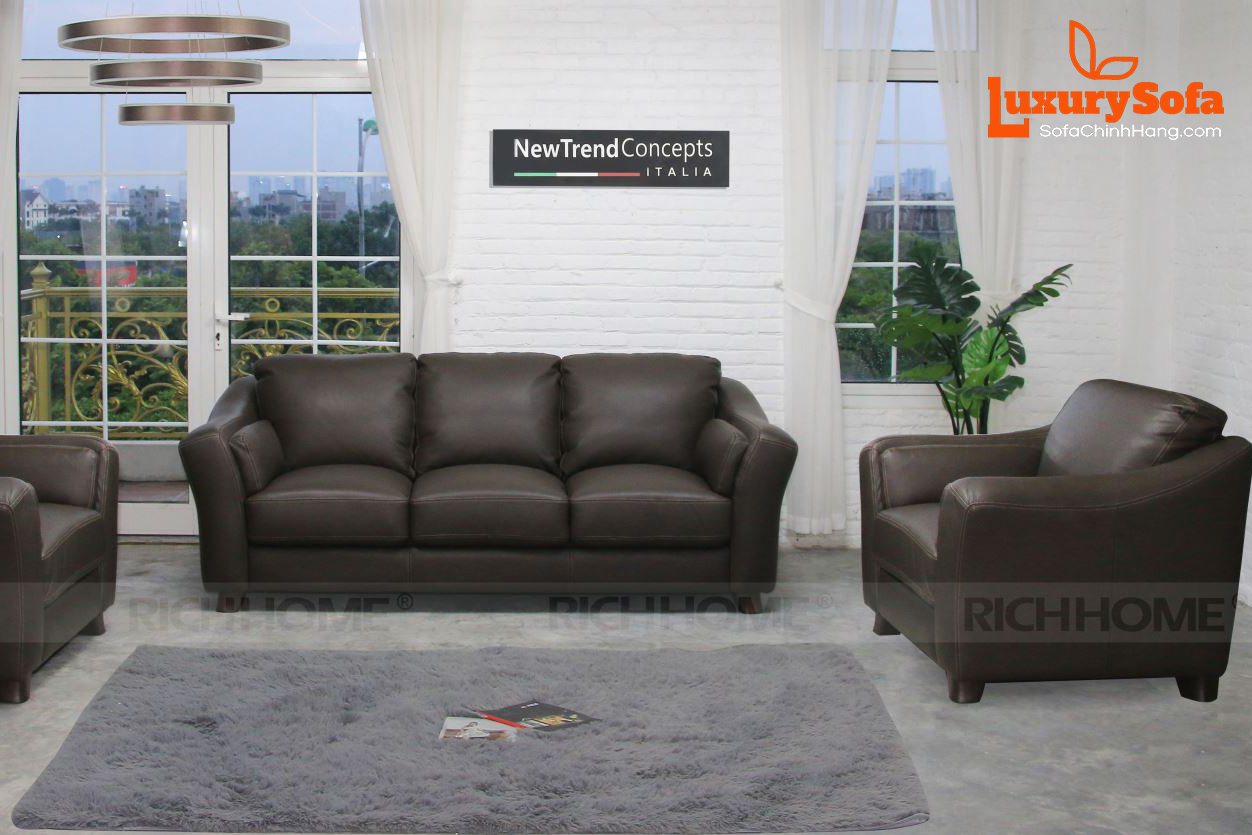 Những mẫu sofa da hiện đại cho phòng khách nhà bạn