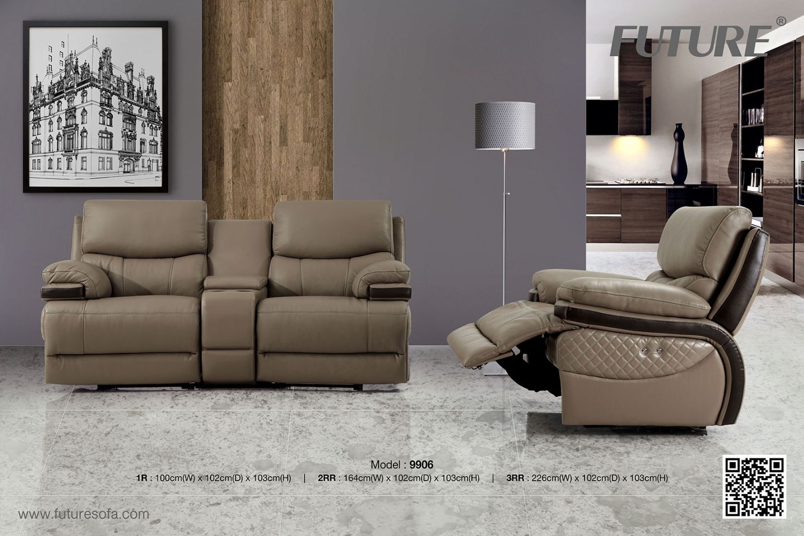 Sofa phù hợp với màu gỗ