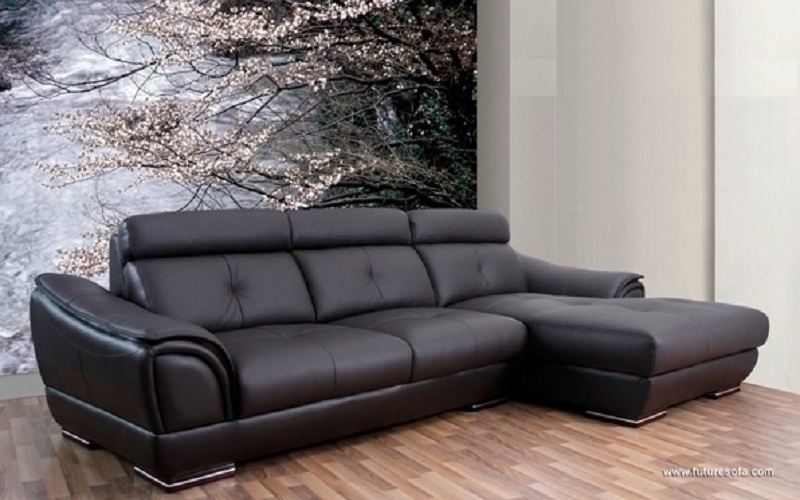 10+ bộ ghế sofa da chữ L đẹp hiện đại HOT nhất hiện nay - Ảnh 10