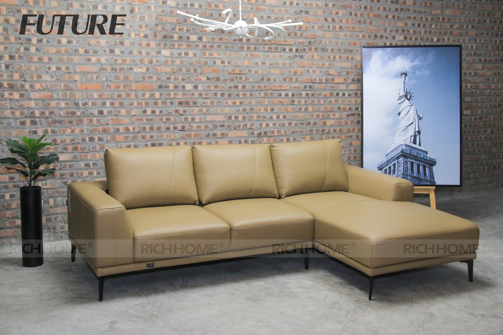 10 mẫu ghế sofa dành cho phòng khách hình vuông - Ảnh 5