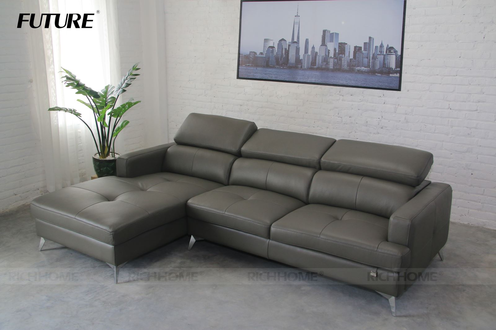 10 mẫu ghế sofa dành cho phòng khách hình vuông - Ảnh 9