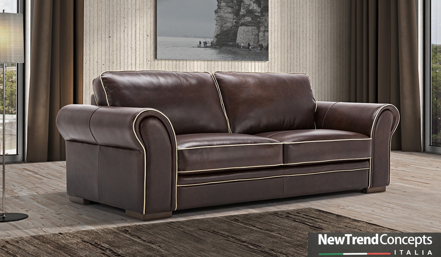 5 mẫu ghế sofa văng da đẹp nhất dành cho phòng khách nhỏ - Ảnh 3