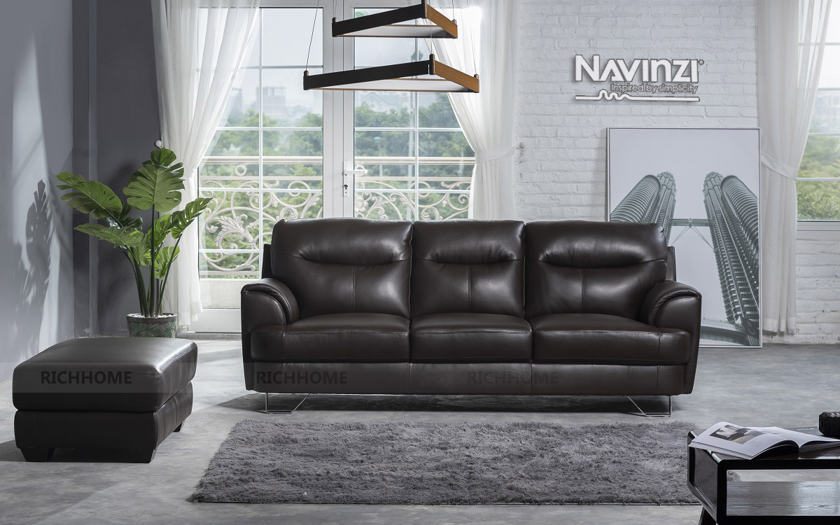 5 mẫu ghế sofa văng da đẹp nhất dành cho phòng khách nhỏ - Ảnh 6