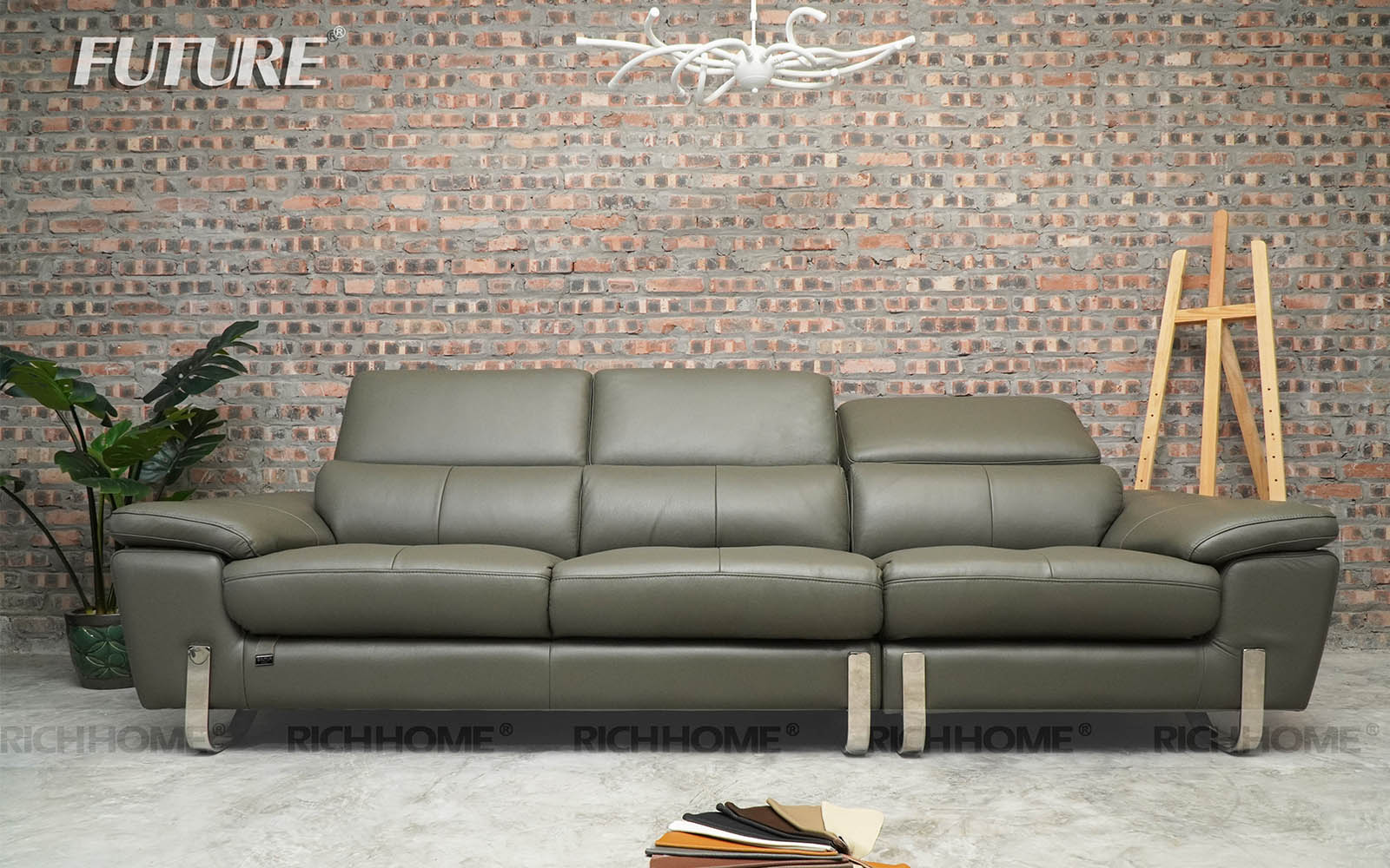 Ghế sofa da đẹp hiện đại và 2 kiểu lưng tựa phổ biến nhất - Ảnh 2