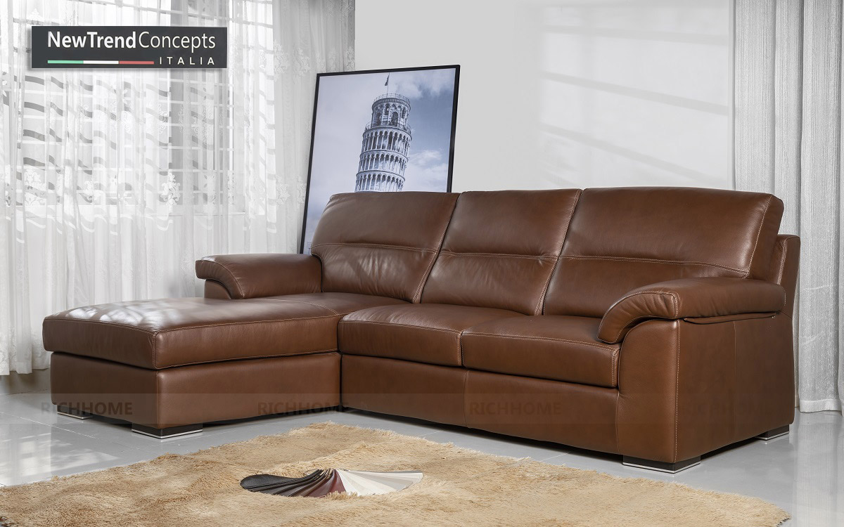 Ghế sofa da thật cao cấp – cơn sốt trong bố trí nội thất không gian - Ảnh 4