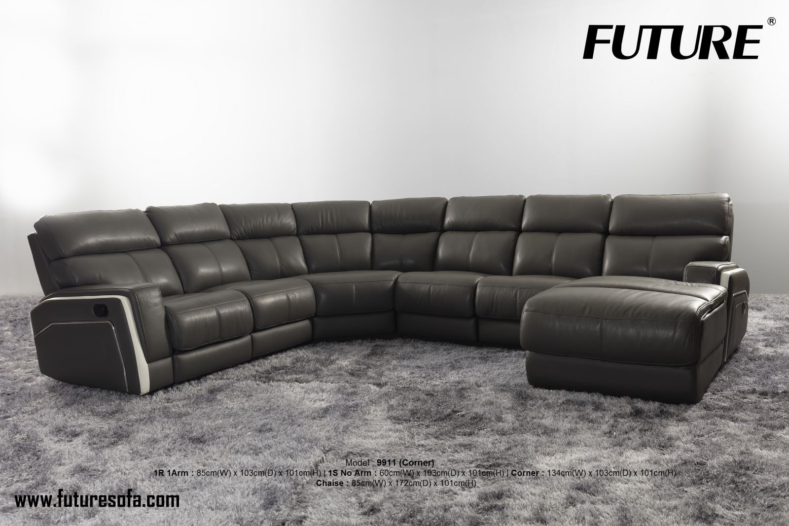 Kiểu dáng đa dạng của ghế sofa da đẹp - Ảnh 3