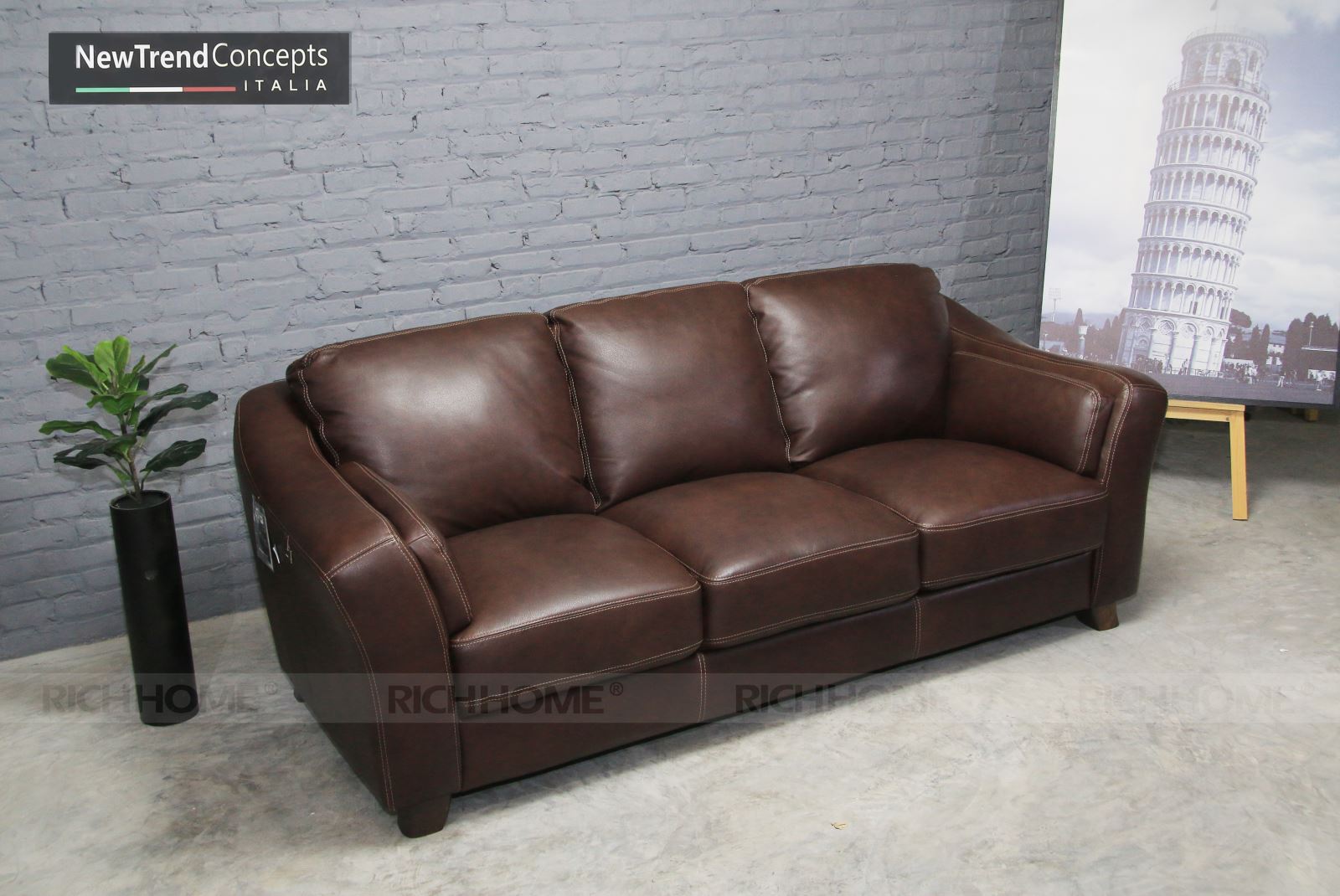 Những mẫu ghế sofa da nhập khẩu Italia đẹp, sang trọng - Ảnh 3