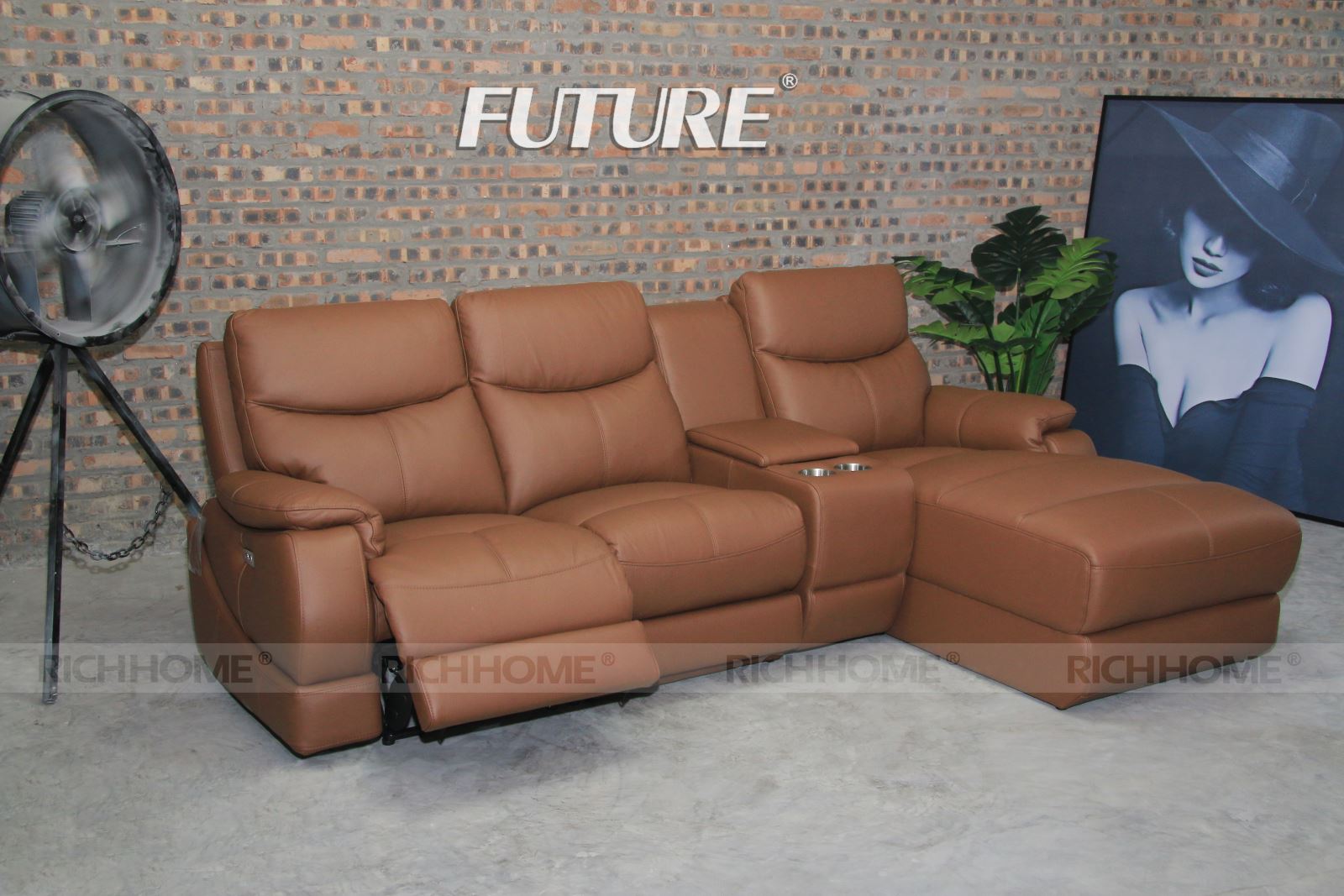 Sofa màu da bò - đẳng cấp chinh phục mọi khách hàng - Ảnh 2